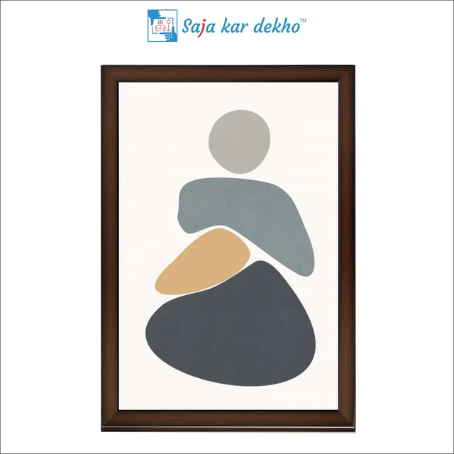 SAJA KAR DEKHO Stone Art High Quality Weather Resistant HD Wall Frame | 18 x 12 inch | - 18 X 12 inch