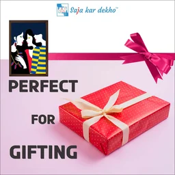 SAJA KAR DEKHO 3 Girls Talking High Quality Weather Resistant HD Wall Frame | 18 x 12 inch | - 18 X 12 inch