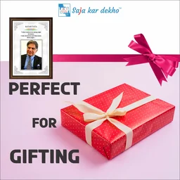 SAJA KAR DEKHO Ratan Tata Motivational Thought High Quality Weather Resistant HD Wall Frame | 18 x 12 inch | - 18 X 12 inch