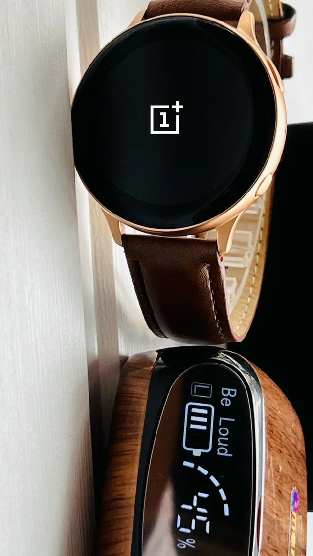 One Plus Qmark M35 Smartwatch - Brown