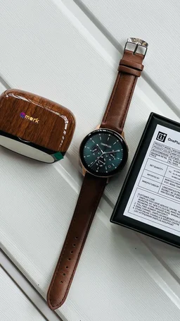 One Plus Qmark M35 Smartwatch - Brown