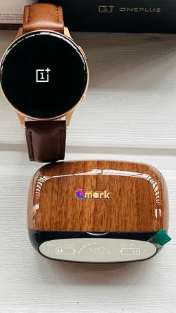 One Plus Qmark M35 Smartwatch - Brown