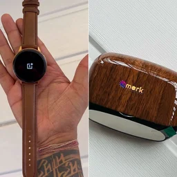 One Plus Qmark M35 Smartwatch - Brown