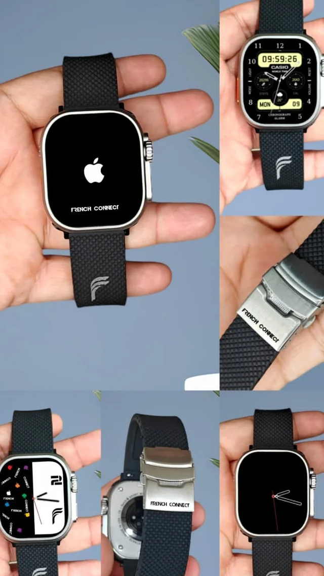 Apple French Edition 49 Mm Ultra Smartwatch Collection - Black