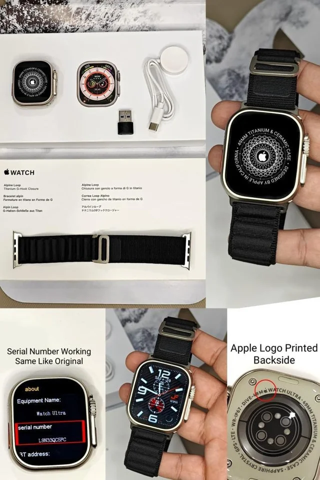 Apple 49mm Smart Ultra Watch - Black