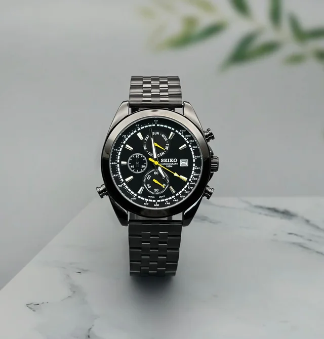 Seiko Watch - Black