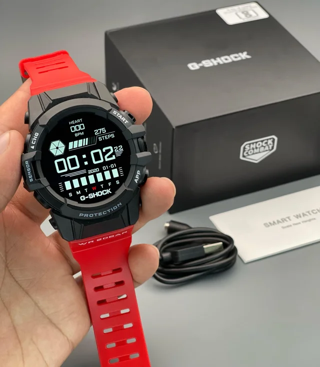 G-Shock Casio Men Watch - Red