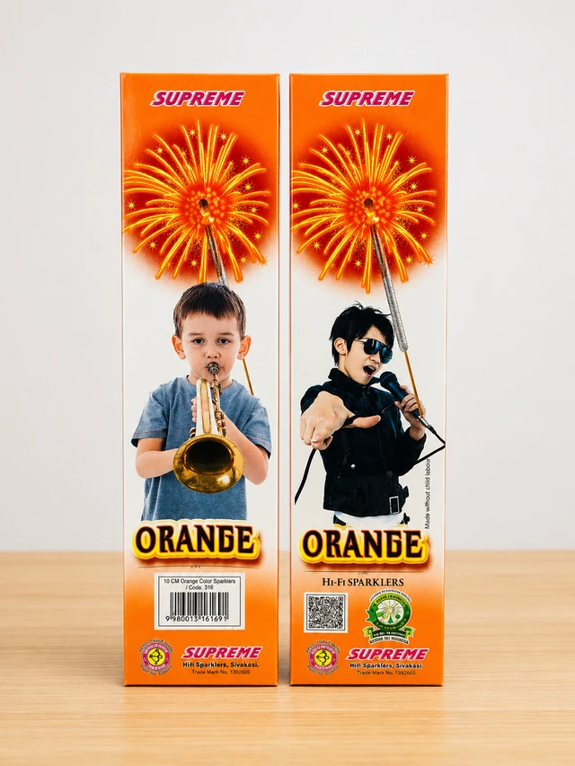 Orange Sparklers