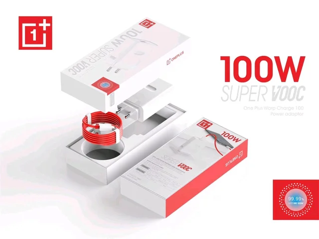 ONEPLUS 100w  SUPERVOOC CHARGER