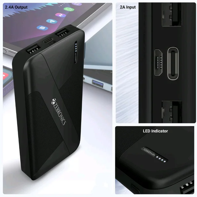 Zebronics 10000mah EnergiPod PB17 1000