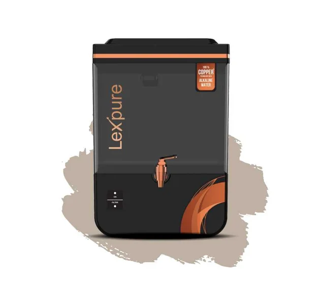 LEXPURE Imported Tapuro Series Water Furifire Copper Ro with Magnesium - Black