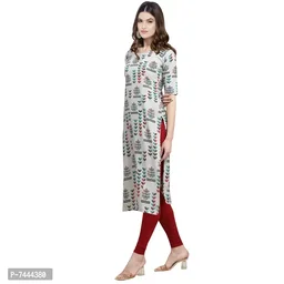 Stylish Crepe Printed Straight Kurta For Women- Pack Of 2 - S