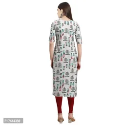 Stylish Crepe Printed Straight Kurta For Women- Pack Of 2 - S