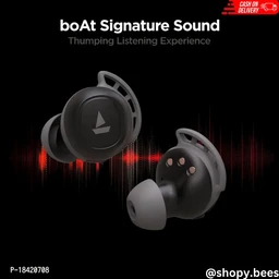 BoAt boAt Airdopes 441 Pro Bluetooth Truly Wireless in Ear Earbuds - Black