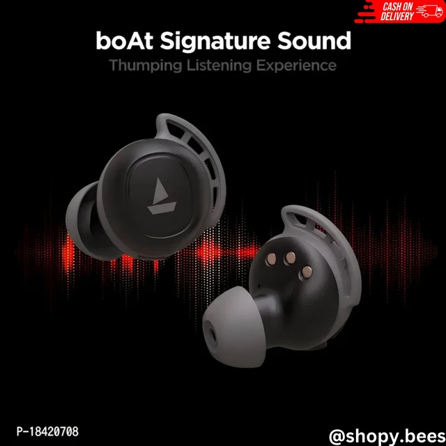 BoAt boAt Airdopes 441 Pro Bluetooth Truly Wireless in Ear Earbuds - Black