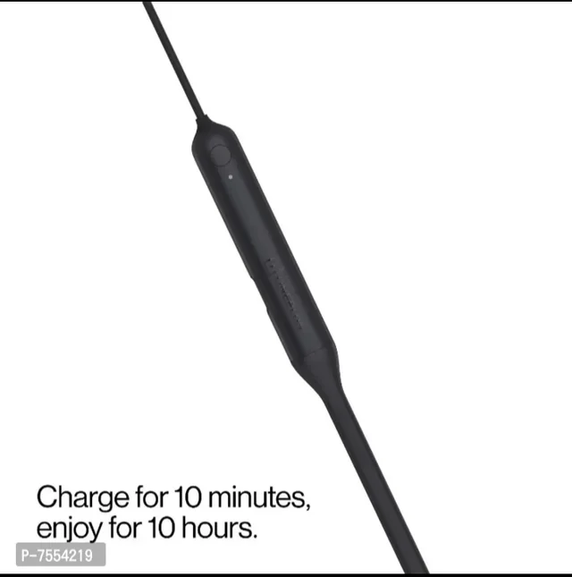 One Plus New One Plus Dot Neckband Neckband Earphone Bluetooth 5.0 Wireless Headphones with Hi-Fi Stereo Sound, 12Hrs Playtime, Lightweight Neckband