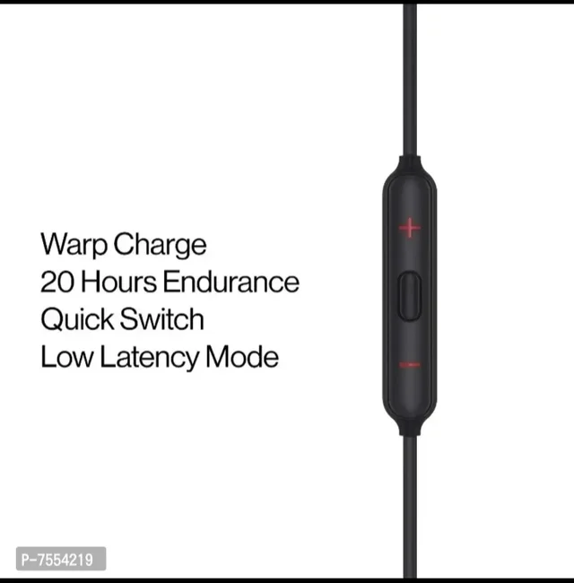 One Plus New One Plus Dot Neckband Neckband Earphone Bluetooth 5.0 Wireless Headphones with Hi-Fi Stereo Sound, 12Hrs Playtime, Lightweight Neckband