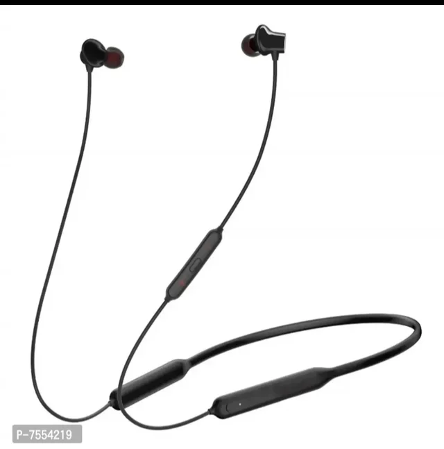One Plus New One Plus Dot Neckband Neckband Earphone Bluetooth 5.0 Wireless Headphones with Hi-Fi Stereo Sound, 12Hrs Playtime, Lightweight Neckband