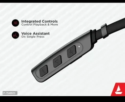 One Plus Dot Z Bass Neckband with Vibration Alert for Calls, in-Ear Wireless Earphones with 12 Hour Battery Life, Fast Charging Neckband