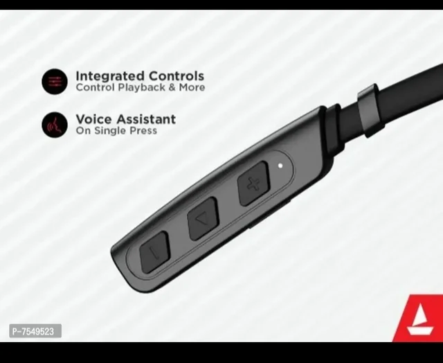 One Plus Dot Z Bass Neckband with Vibration Alert for Calls, in-Ear Wireless Earphones with 12 Hour Battery Life, Fast Charging Neckband