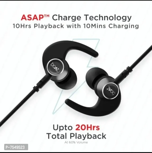One Plus Dot Z Bass Neckband with Vibration Alert for Calls, in-Ear Wireless Earphones with 12 Hour Battery Life, Fast Charging Neckband