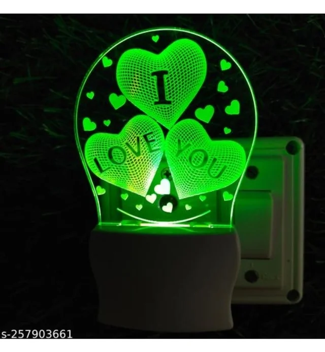 NIMI_FASHION ISLAMIC 3D Optical Illusion Acrylic Night Lamp, 7 Colors RGB Auto Colour Changing LED Plug and Play Night Light, Office Light, Best for Gift - Pack of 1 (NF_126,Multicolour, 3 Inch)Name: NIMI_FASHION ISLAMIC 3D Optical Illusion Acrylic Night Lamp, 7 Colors RGB Auto Colour Changing LED Plug and Play Night Light, Office Light, Best for Gift - Pack of 1