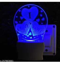 NIMI_FASHION ISLAMIC 3D Optical Illusion Acrylic Night Lamp, 7 Colors RGB Auto Colour Changing LED Plug and Play Night Light, Office Light, Best for Gift - Pack of 1 (NF_126,Multicolour, 3 Inch)Name: NIMI_FASHION ISLAMIC 3D Optical Illusion Acrylic Night Lamp, 7 Colors RGB Auto Colour Changing LED Plug and Play Night Light, Office Light, Best for Gift - Pack of 1