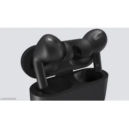 Airpods Pro With Wireless Charging Case Active noise cancellation enabled Bluetooth Headset (Black, True Wireless) - Black