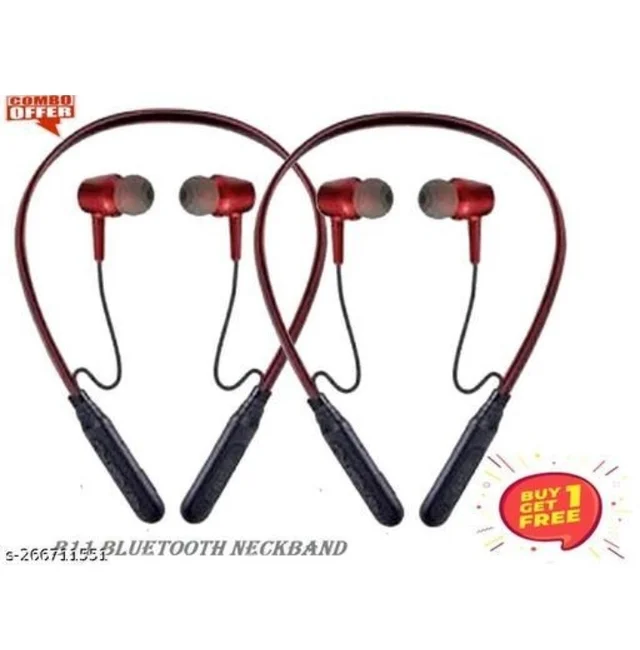 LIMITED TIME OFFER B11 combo Wireless Neckband Bluetooth Earphone Portable Headphone Handsfree Sports Running Sweatproof Compatible for All Smartphones
