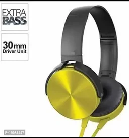 Sony Extra Bass On-Ear Wired Headphones with Mic (Multicolour) - Black