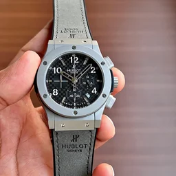 Hublot Big Bang 5 Hand all black matte finishing, iconic Strap collection representing the art of fusion & luxury to your wrist as a King