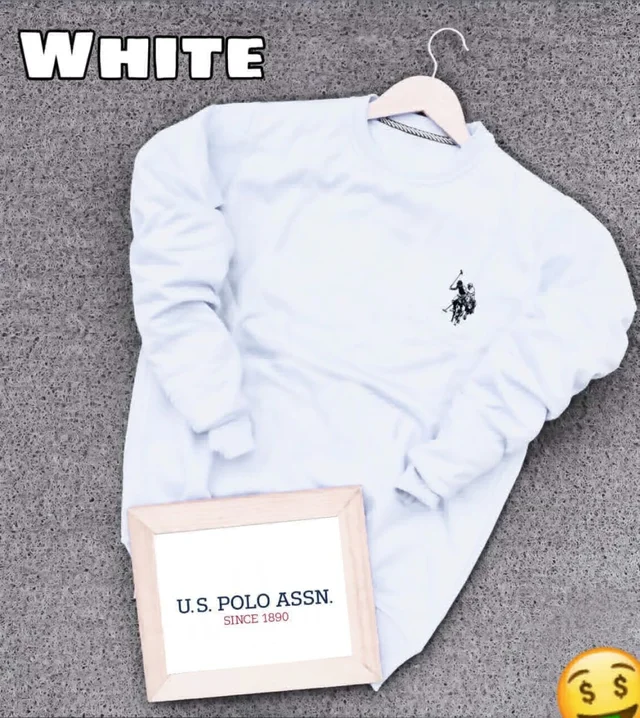 Unisex Sweatshirt - White, M