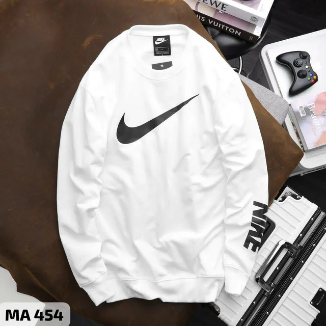 NikE NIKE Premium Sweatshirt Collections For Winter - White, M