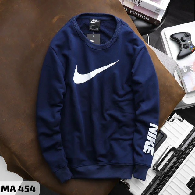 NikE NIKE Premium Sweatshirt Collections For Winter - Ultramarine, L