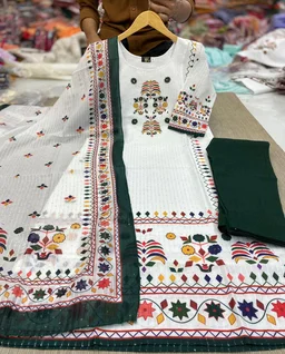 New Launching Beautiful printed Maslin kurta For Women - Hollywood Cerise, L