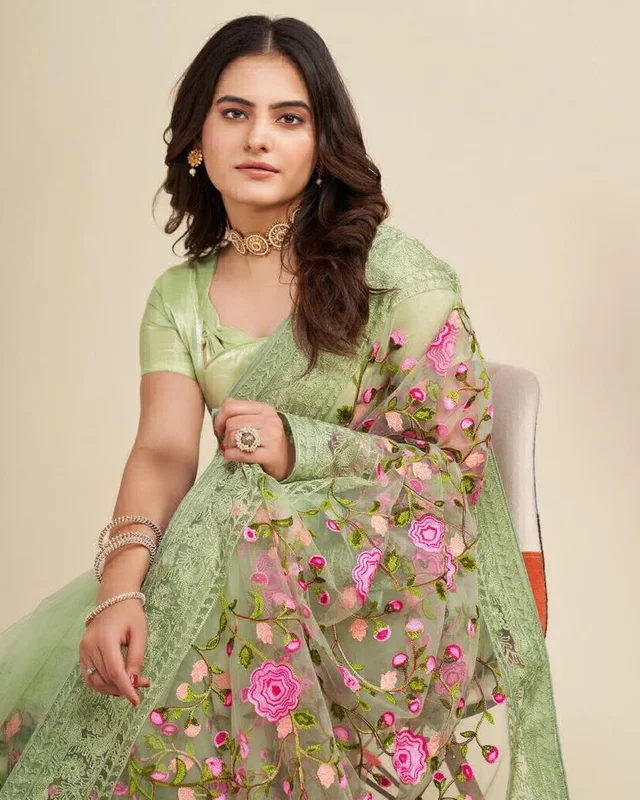 Newly Launched V Camaamika 8 Sarees - Apple