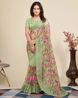Newly Launched V Camaamika 8 Sarees - Apple