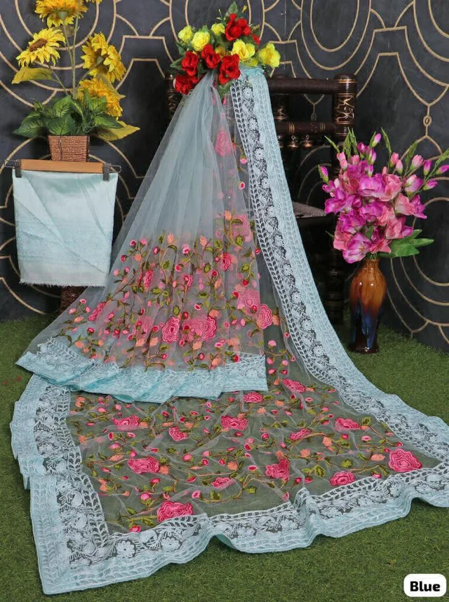 Newly Launched V Camaamika 8 Sarees - Cerulean