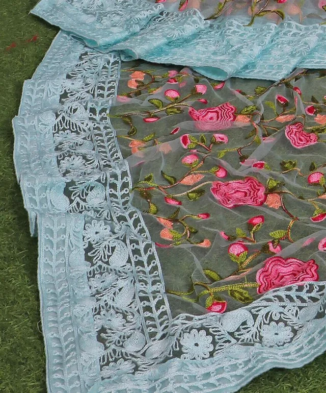 Newly Launched V Camaamika 8 Sarees - Cerulean