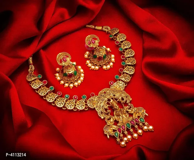 Latest Design Ethnic Necklace Jewellery Set For Women