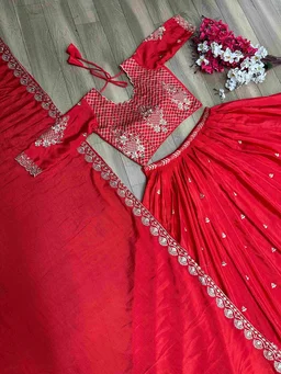 New Festival Look Lehenga Choli ❤️ - Red, XL upto 2xl margin