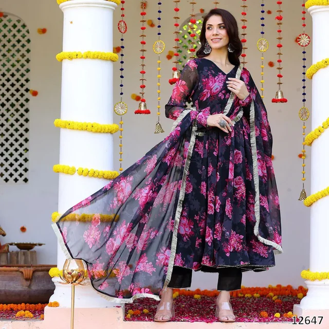 Murliwala Traders Premium Readymade Desiner Gown Collection - XXL