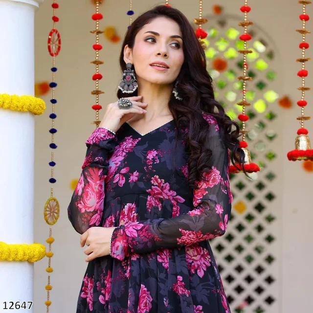 Murliwala Traders Premium Readymade Desiner Gown Collection - XXL