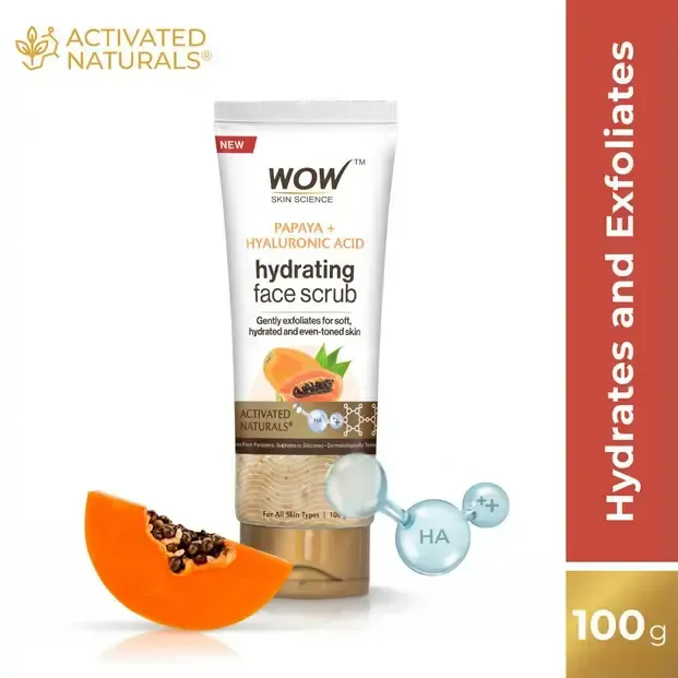 WOW PAPAYA FACE SRUBE - 100 G, 100 GM