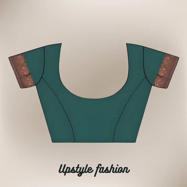 upstyle Soft Lichi Silk Saree kanjivaram Banarasi Silk Saree With Blouse