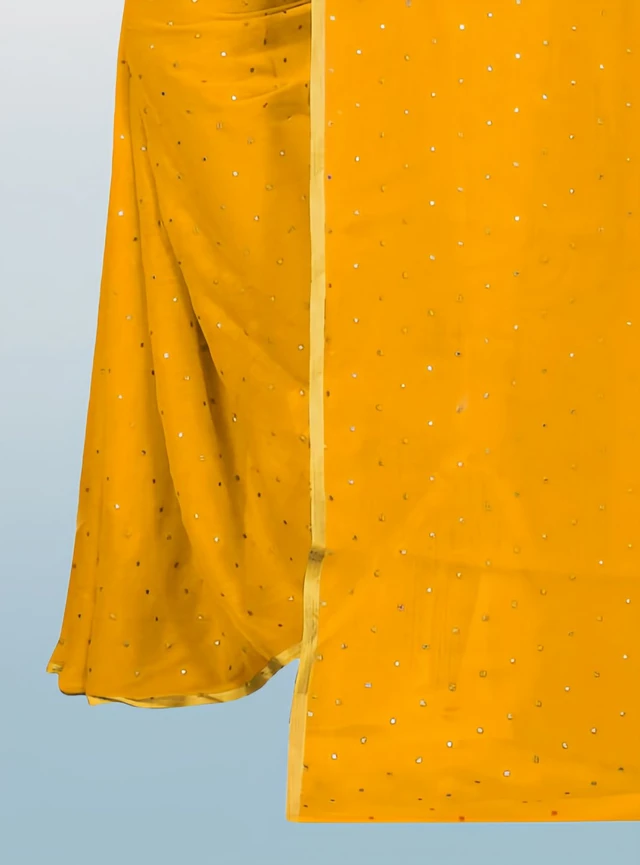 Upstyle Beautiful Designer Chiffon Sarees - Free Size