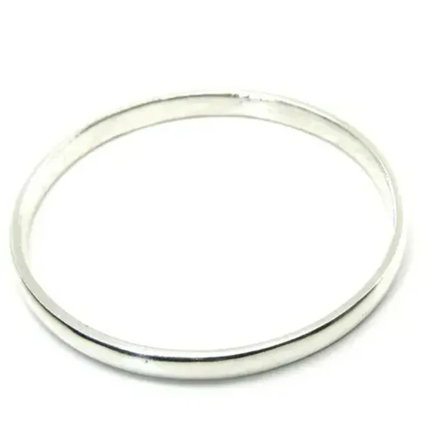 Bharat Jewellers Powai 92.5% Pure Sterling Silver Plain Kada - 20 gm