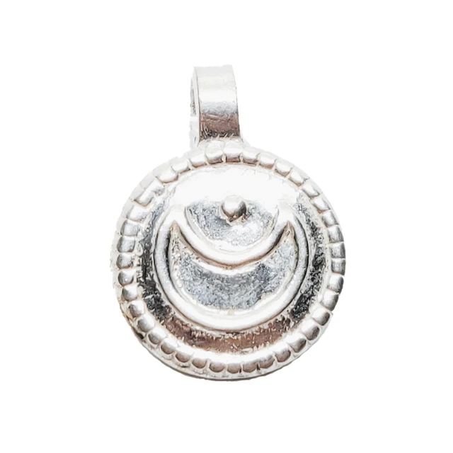 999 PURE SILVER MOON CHAND PENDENT LOCKET - 999 PURE SILVER, 1.5 GM, 1