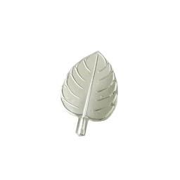 PURE Silver Tulsi Leaf | Pure Silver Basil Patta for Mandir, Pooja & Gift | Handcrafted Tulsi G Ka Patta | Religious Silver Decor - 99% PURE SILVER, 0.50 gm