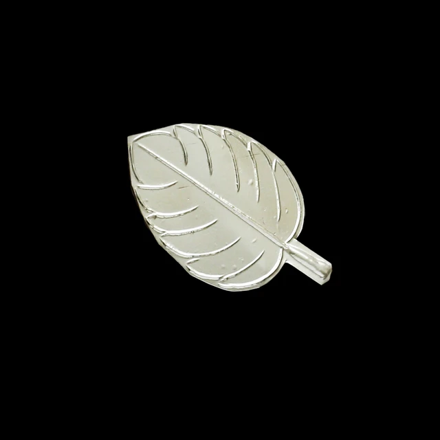 PURE Silver Tulsi Leaf | Pure Silver Basil Patta for Mandir, Pooja & Gift | Handcrafted Tulsi G Ka Patta | Religious Silver Decor - 99% PURE SILVER, 0.50 gm